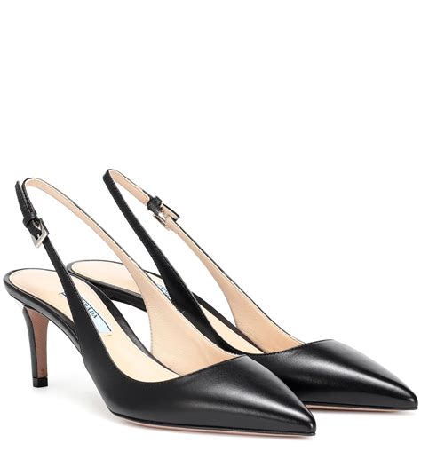 prada black sling back shoes|prada slingback shoes review.